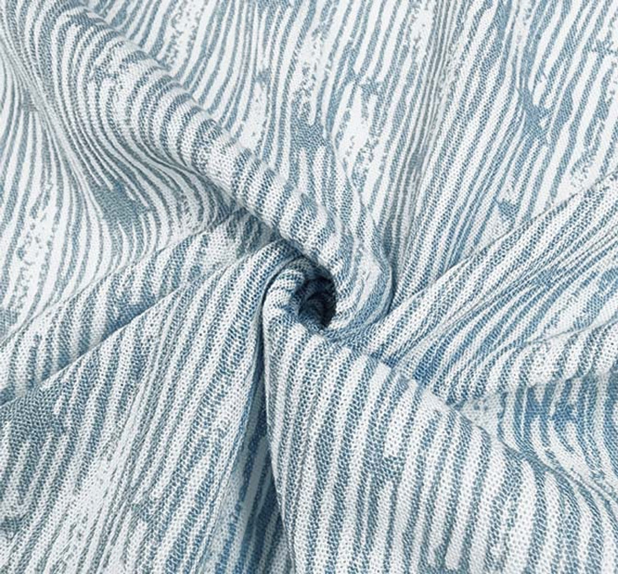 1 Yard Blue Rayon Crinkle Fabric 50/52" Wide Lightweight Crepon Apparel Fabric