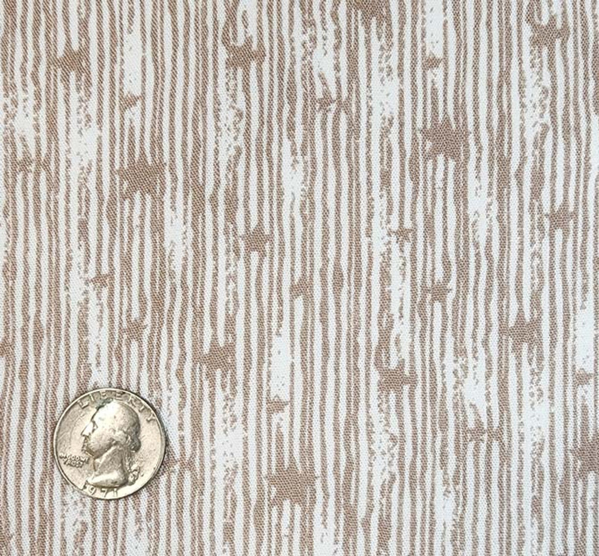 1 Yard Wide 50/52" Taupe Rayon Crinkle Fabric – Lightweight Crepon for Skirts