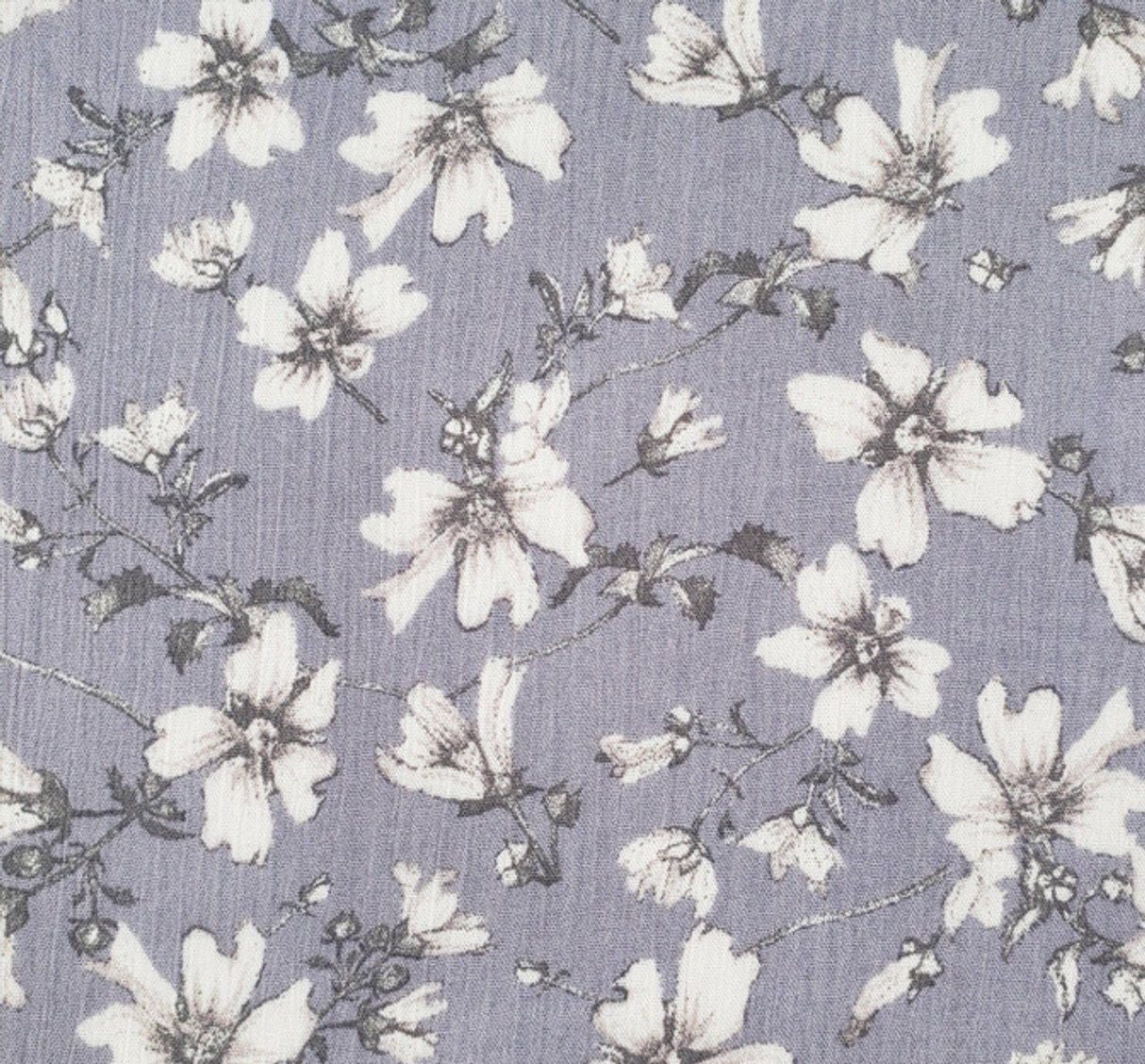 1 Yard Ash Rayon Crinkle Fabric 50/52" Wide Lightweight Woven Crepon Lightweight