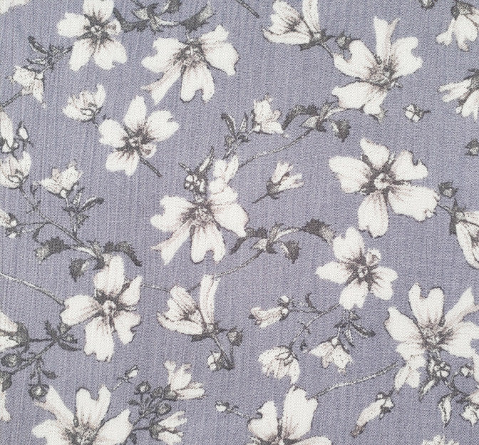1D1482 Ash Rayon Crinkle Fabric - Ash Textured Crinkle, 50/52" Width (1 Yard)