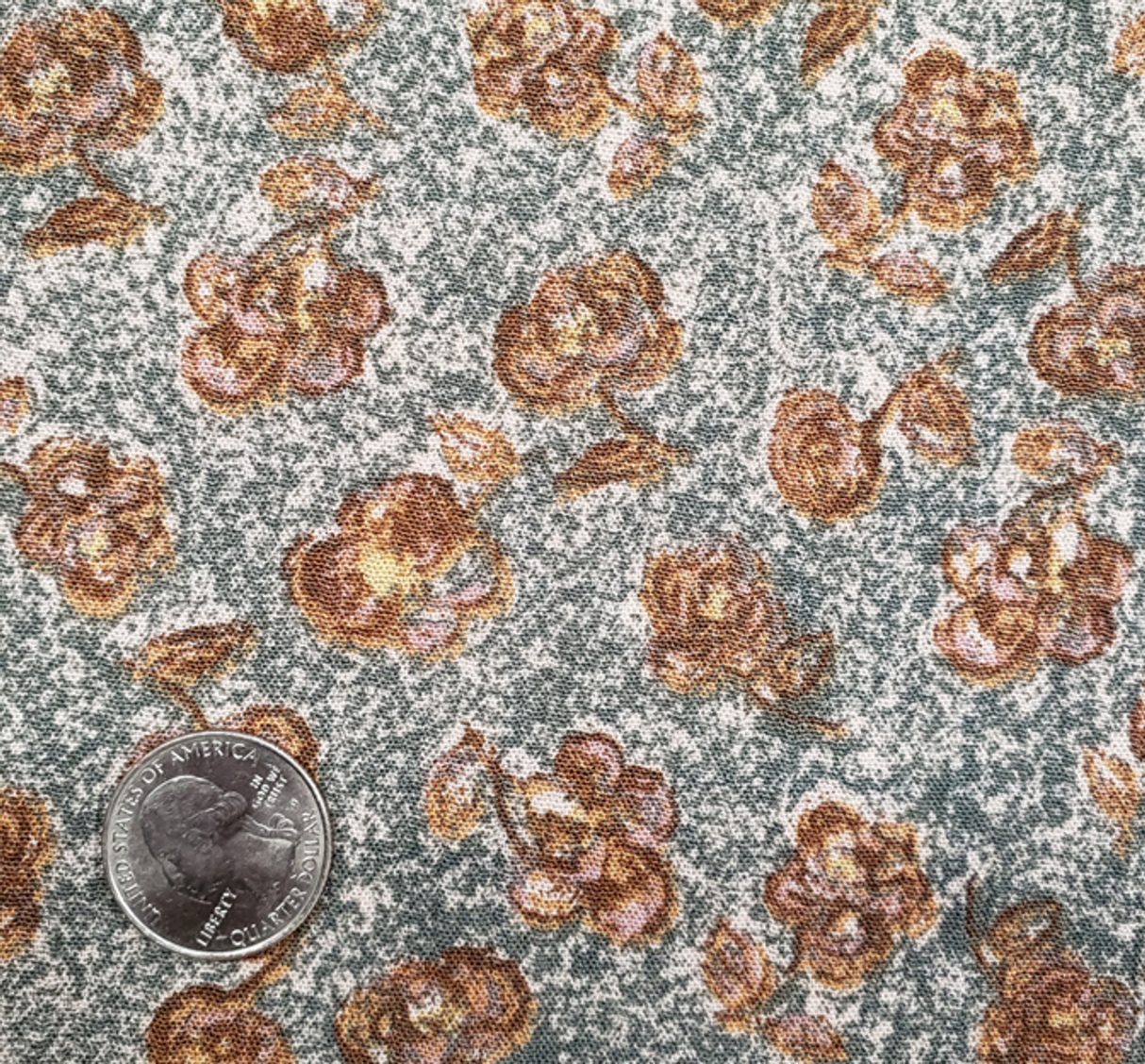 1 Yard Green Rayon Crinkle Fabric 50/52" Wide Lightweight Woven