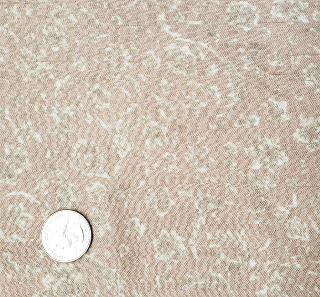 1 Yard Tan Rayon Crinkle Woven Fabric 100% Rayon Lightweight Crepon, 50/52" Width