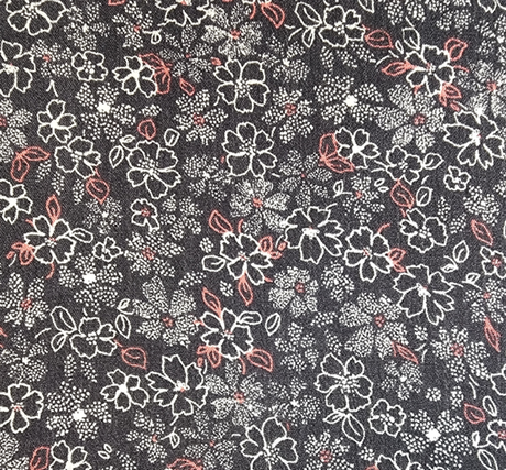 1 Yard Polar Night Rayon Crinkle Fabric 100% Rayon Lightweight Woven Crepon, 50/52" Wide