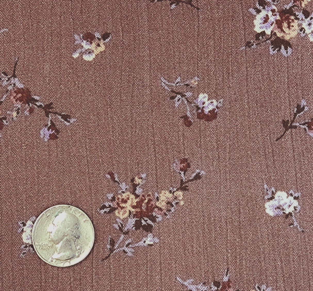 1 Yard Rose Rayon Crinkle Fabric 50/52" Wide Lightweight Rayon Apparel Fabric