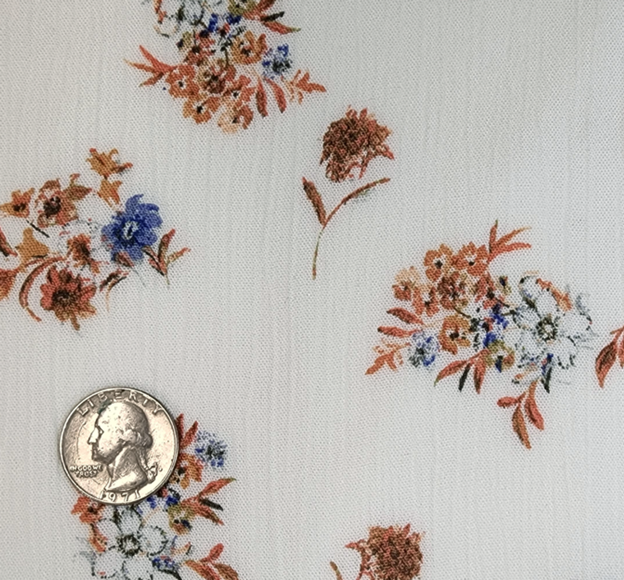 1 Yard Natural Rayon Crinkle Fabric 50/52" Wide Lightweight Textured Apparel Material