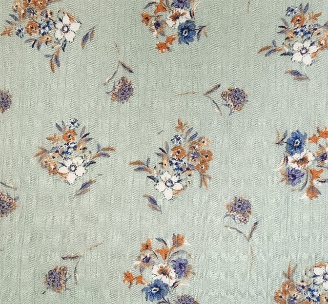 Rayon Crinkle 1D1537 Sky Rayon Fabric - Sky Crinkle Texture, 50/52" Width