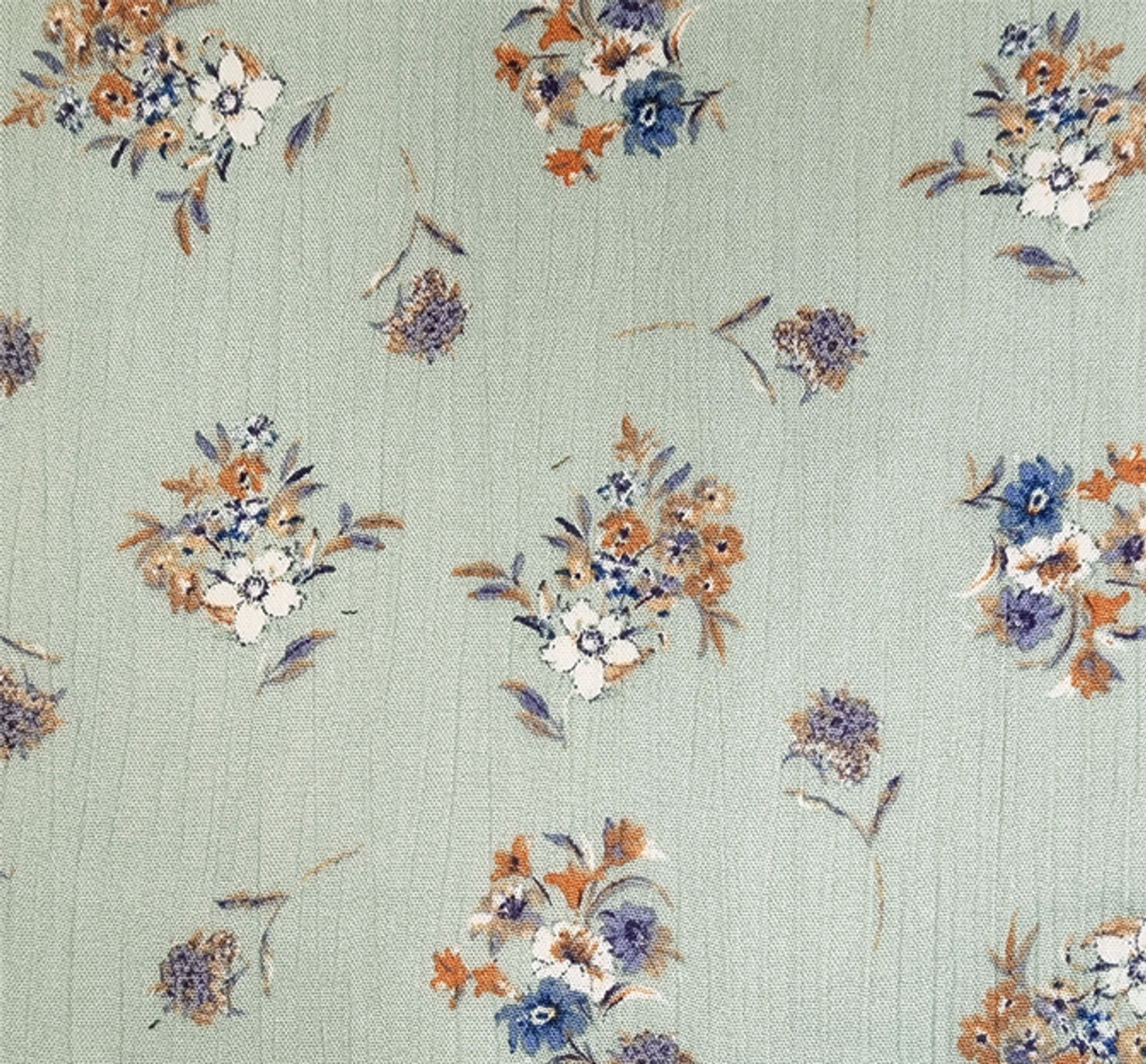 1 Yard Sky Blue Rayon Crinkle Crepon Fabric, 50/52" Wide Lightweight Woven Apparel Material