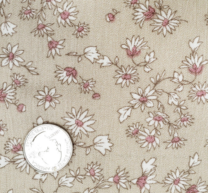 Rayon Crinkle 1D1559 100 Percent Rayon Fabric - Cream Bread, Crinkle Texture, 50/52" Width