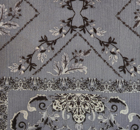 1 Yard Rayon Crinkle Crepon Apparel Fabric, Warm Gray, 50/52" Wide, Lightweight & Textured