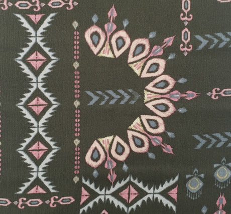 1 Yard Deep Gray Rayon Crinkle Fabric, 50/52" Wide Lightweight Apparel Material