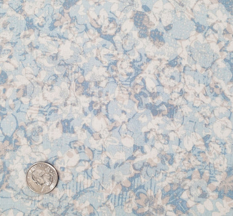 Sky Gray Rayon Slub 1 Yard Fabric 55/56" Soft Textured Rayon Apparel Material