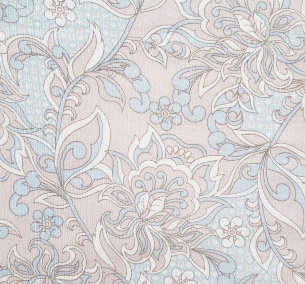 1 Yard Rayon Crinkle Fabric Sky Gray 50/52" Lightweight, Drapey Crepon for Stylish Apparel