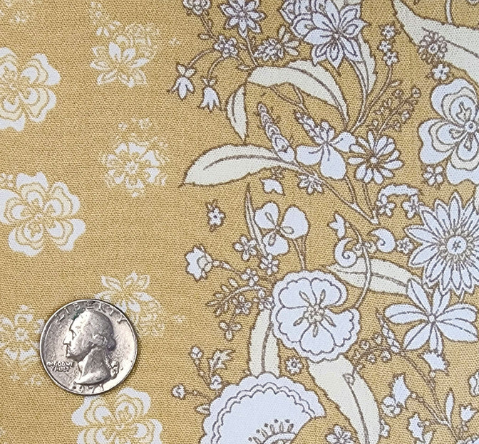 Rayon Crinkle 1D1711 Mango Rayon Fabric - Mango Crinkle Texture, 50/52" Width (1 Yard)