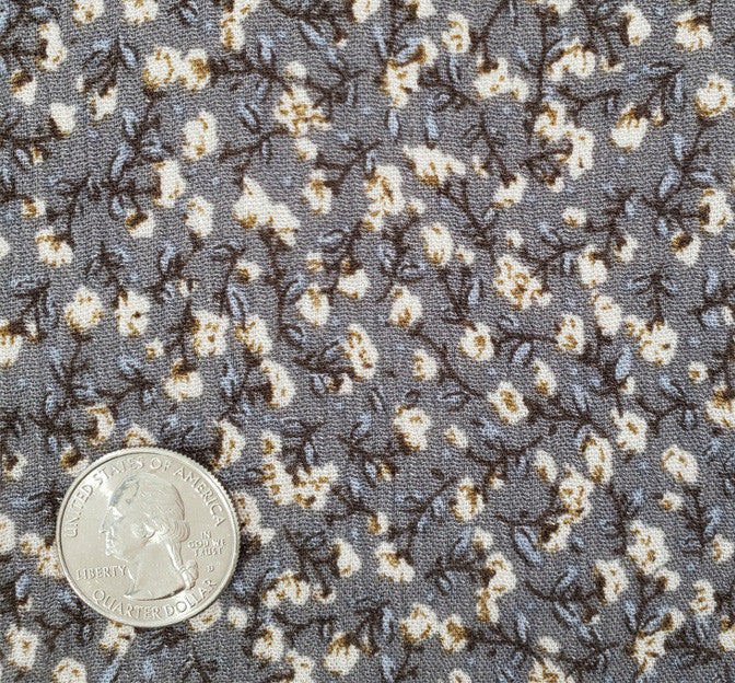 Rayon Crinkle 1D423 Ash Rayon Fabric - Ash, Crinkle Texture, 50/52" Width (1 Yard)
