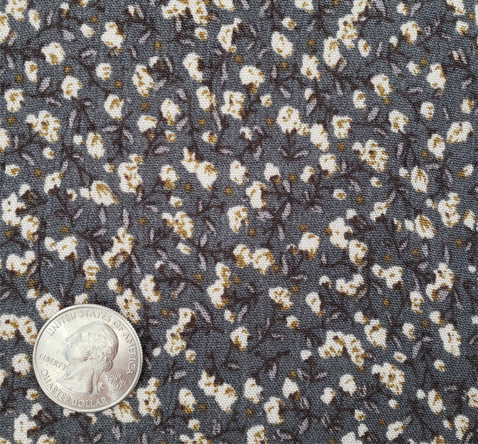 Rayon Crinkle 1D423 100 Percent Rayon Fabric - Asphalt Gray, Crinkle Texture, 50/52" Width (1 Yard)