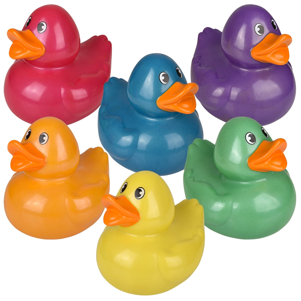 Metallic Rubber Duckies 6" (1 DZ)