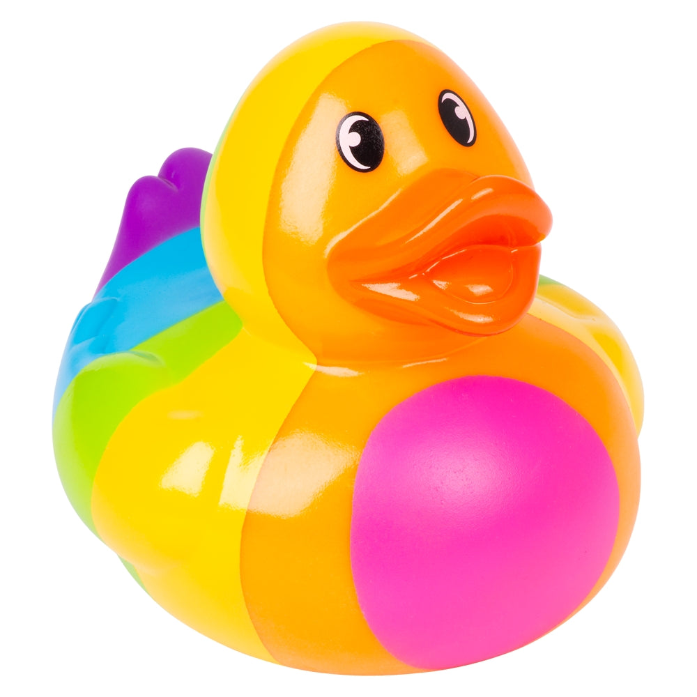 Rainbow Rubber Duckies 6" (1 DZ)