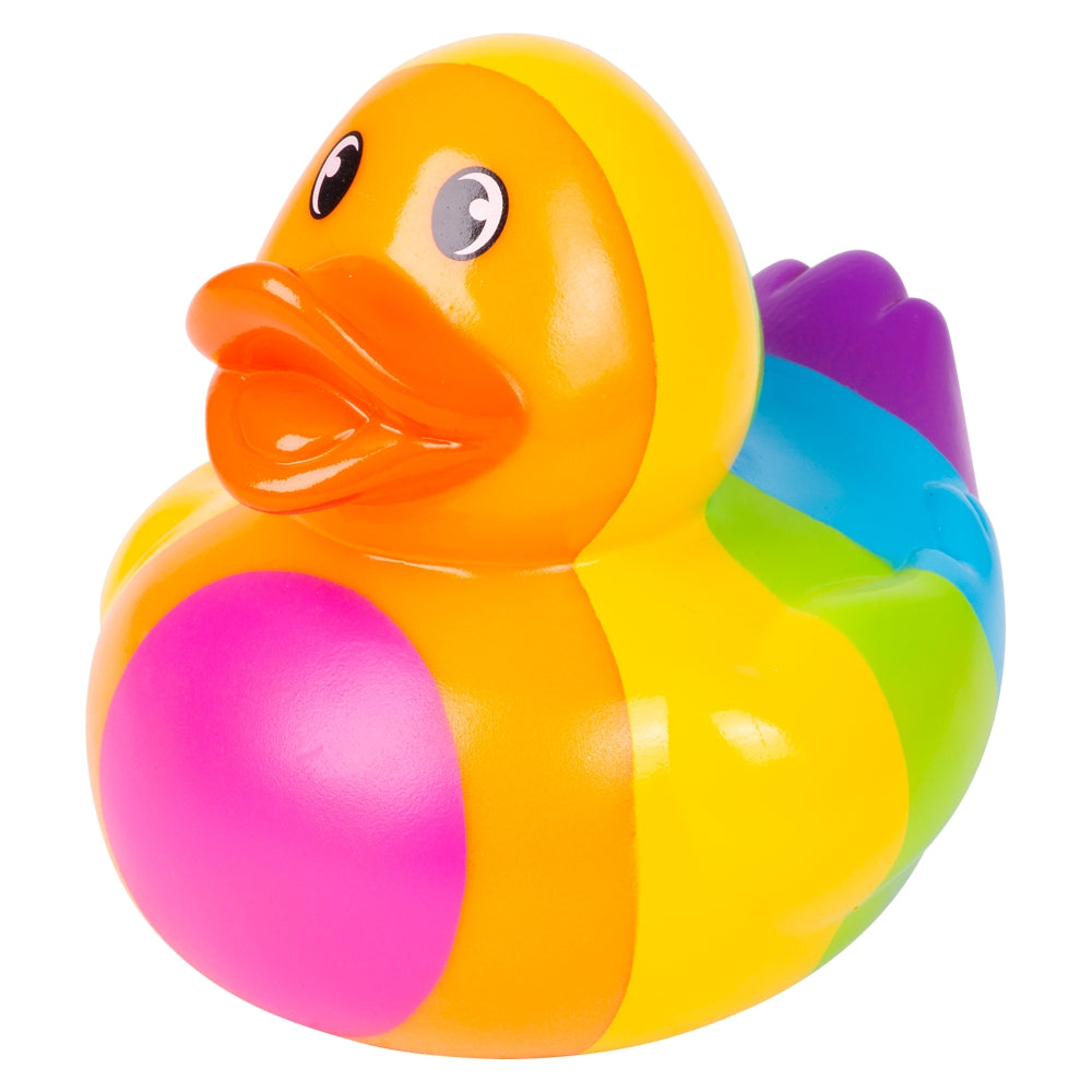 Rainbow Rubber Duckies 6" (1 DZ)