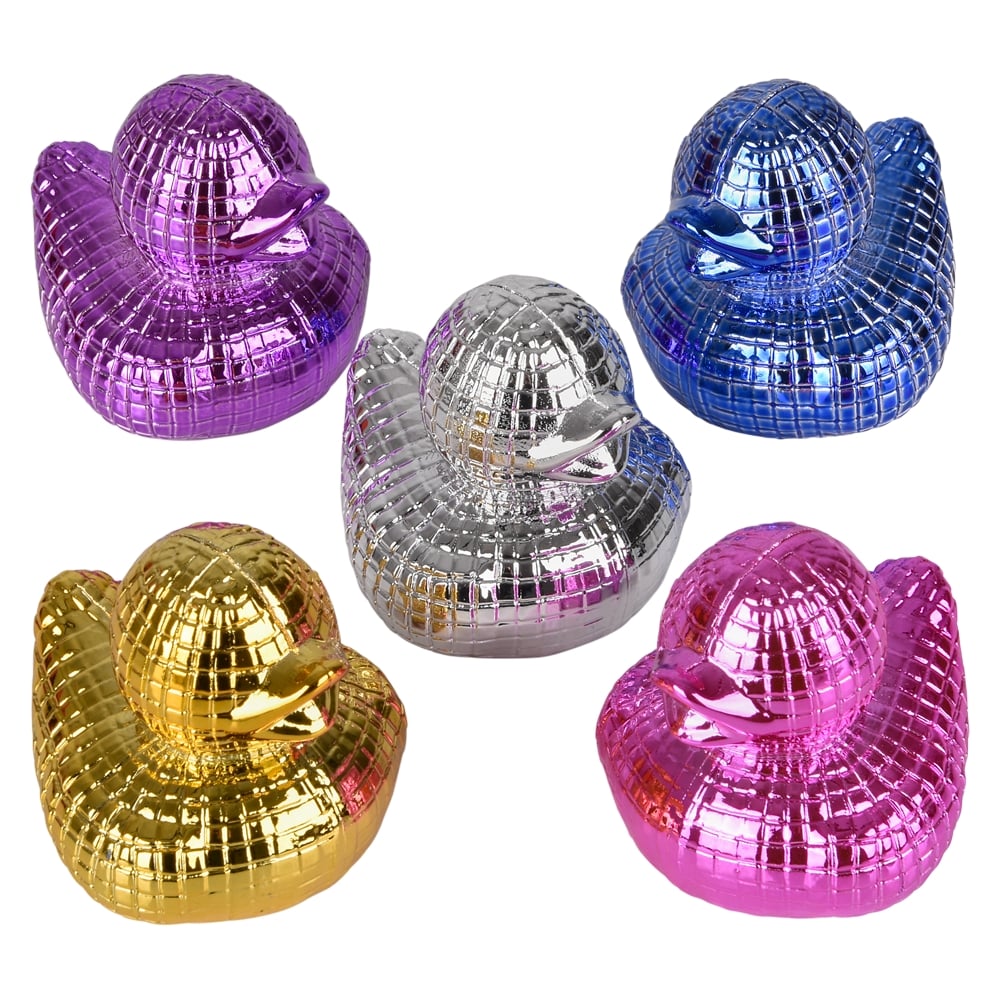 Disco Ball Chrome Duckies (1 DZ)