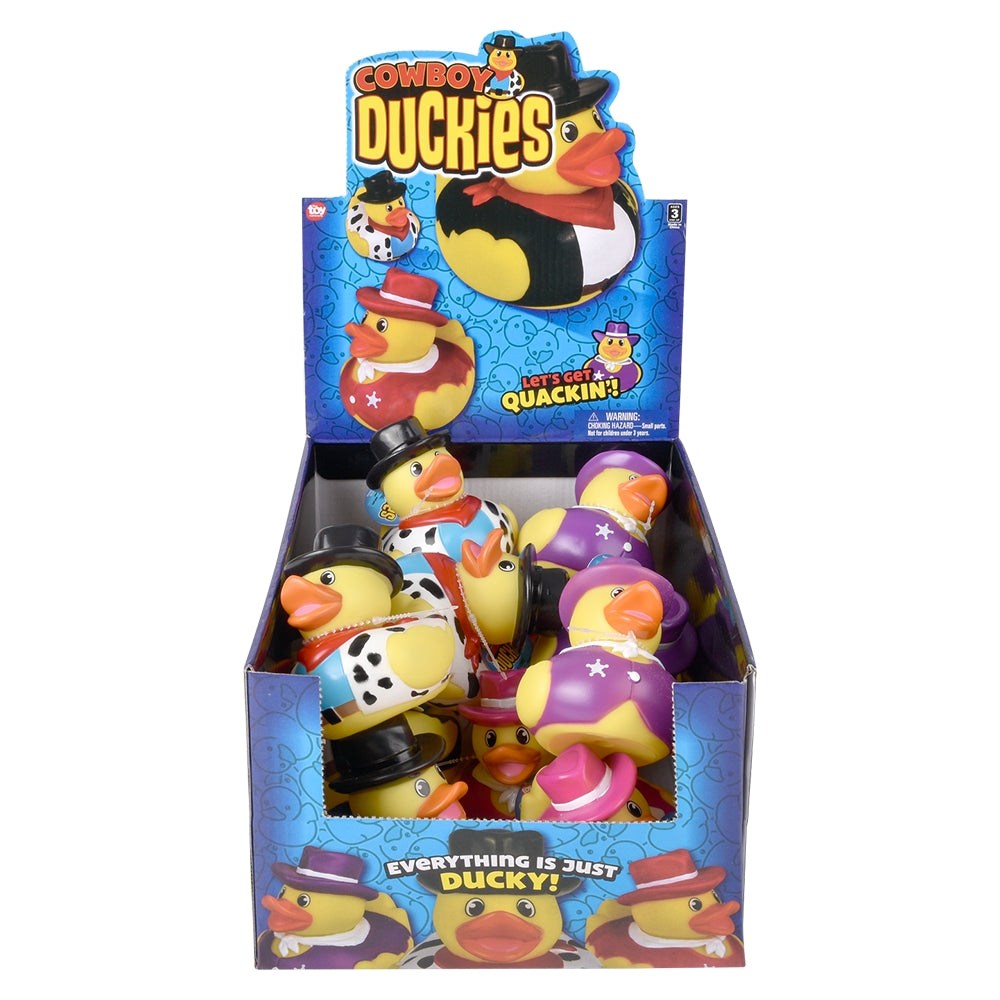 Cowboy Duckies (12 Pc Display)