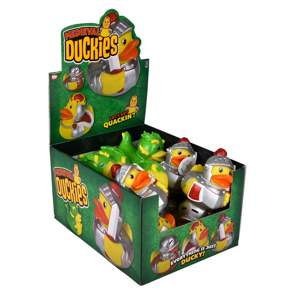 Medieval Duckies Rubber Duckies (12 PC Display)