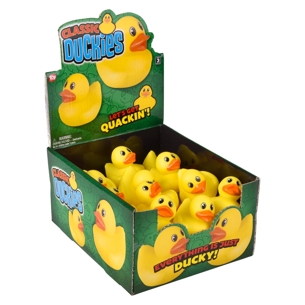 Classic Rubber Ducky 2" (24 Pc Display)