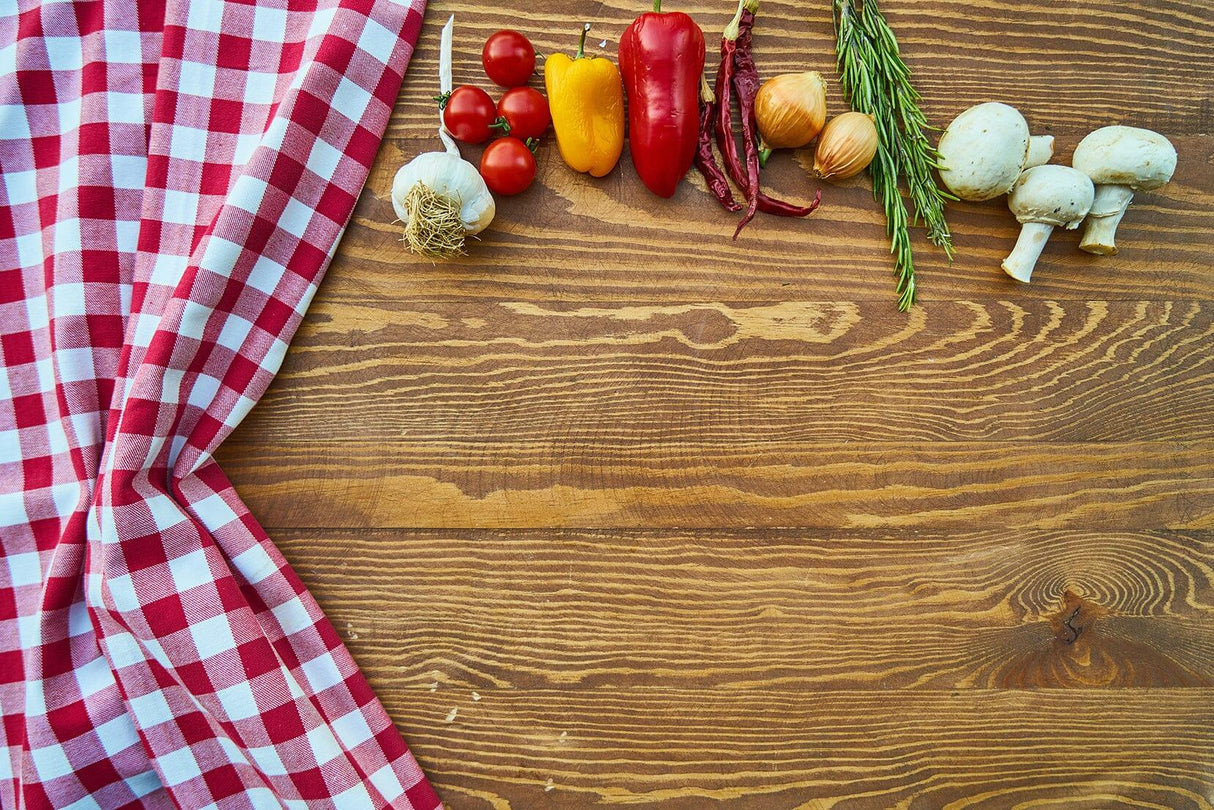 Picnic Checkers Polyester Fabric - Gingham Checkered, 1" X 1", 58/60" Width (1 Yard)