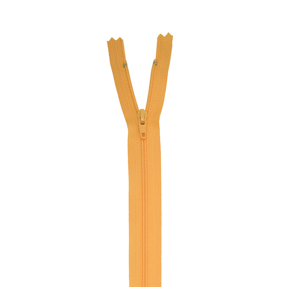 Regular Zipper 24" by YKK - 507 Orange Yellow