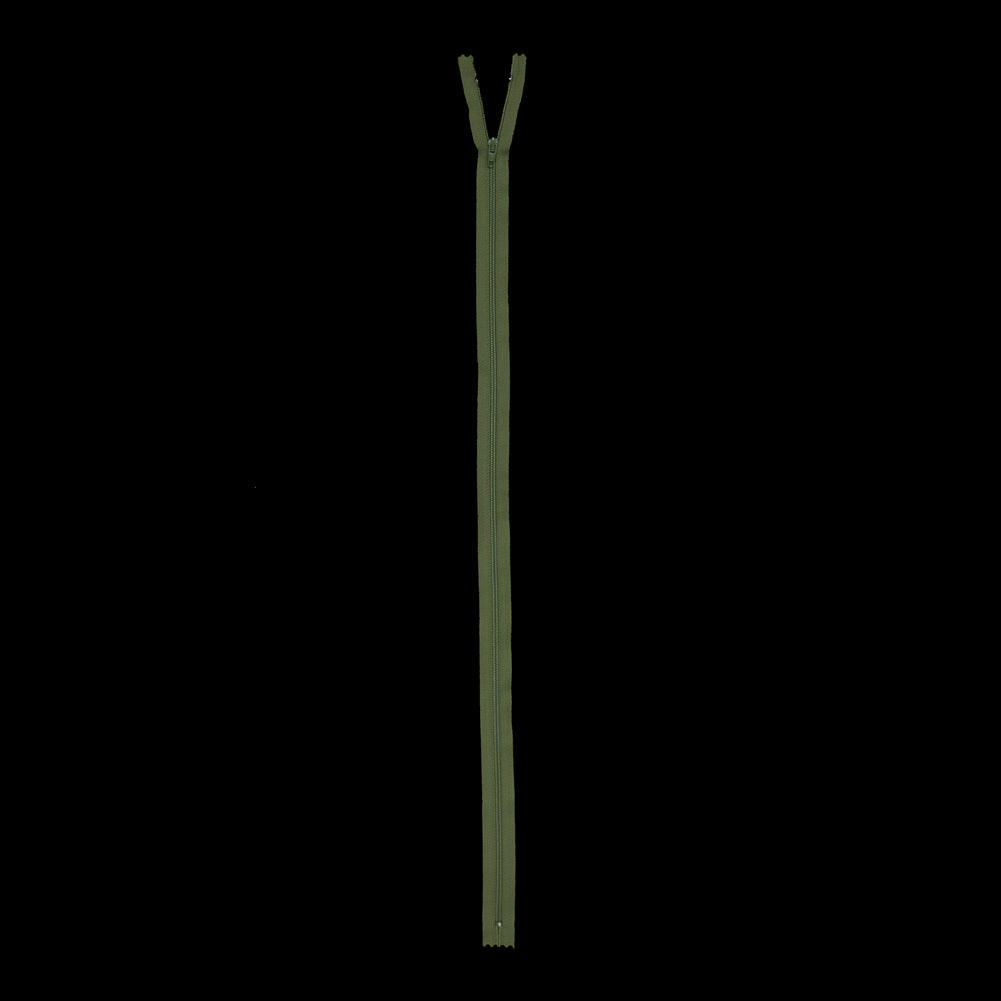 Regular Zipper 24" by YKK - 887 Grasshopper