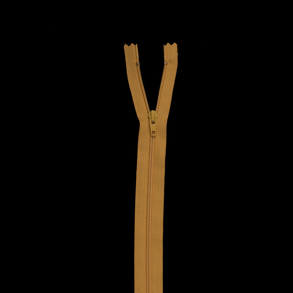 Regular Zipper 9" by YKK - 846 Golden Rod