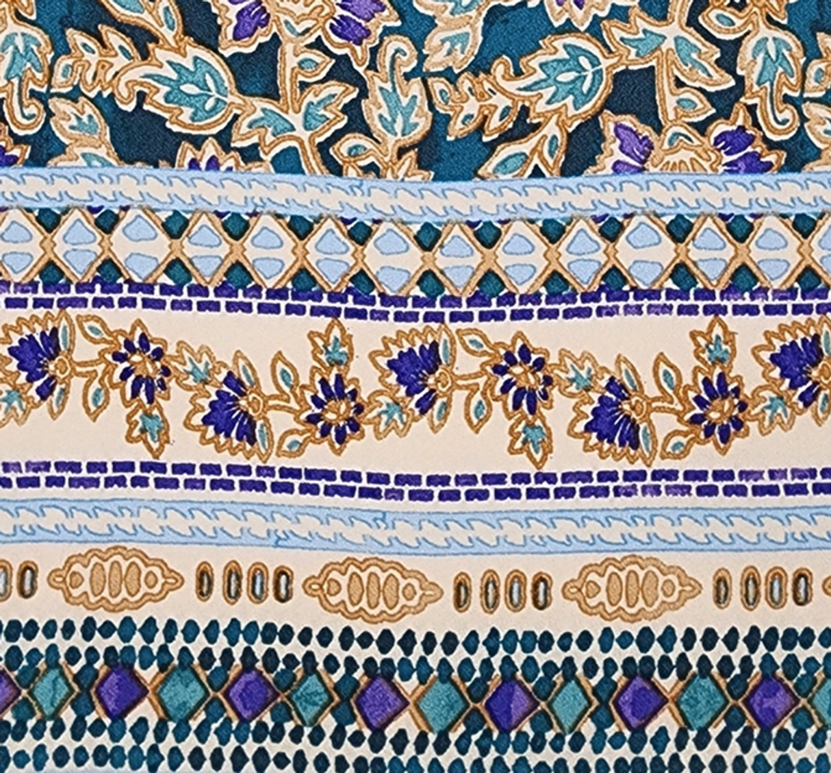 1 Yard Teal Rayon Crepe Fabric For Blouses Dresses Skirts And Evening Wear 55/56 Inches Width