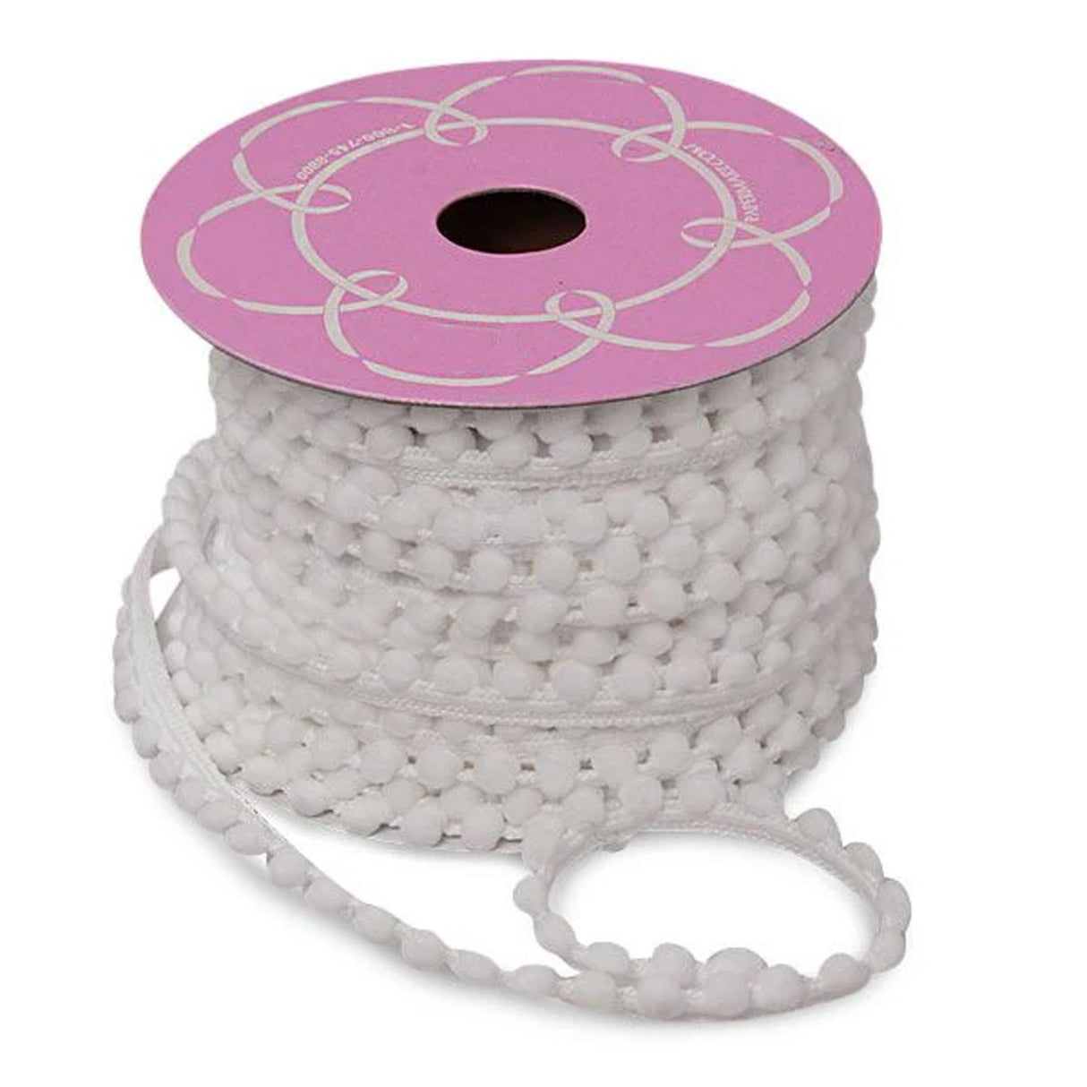 Soft Ball Trim 9 mm X 15 yd White Color 1 / ROLL