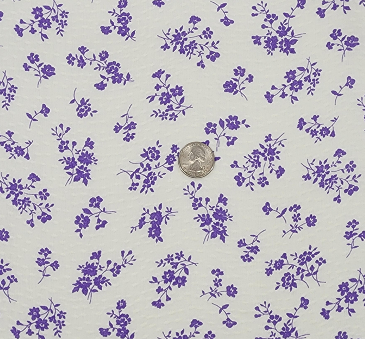 1 Yard Soft Rayon Jacquard Dobby Dot Fabric Off White and Purple For Fashion Wear 53/54 Inches width