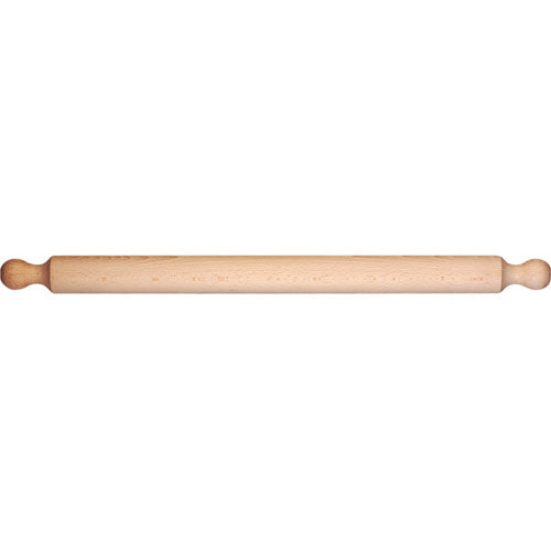 Eppicotispai Beechwood Rolling Pin with Barrel 19-1/4" x 1-5/8" Dia, 18-1/2"