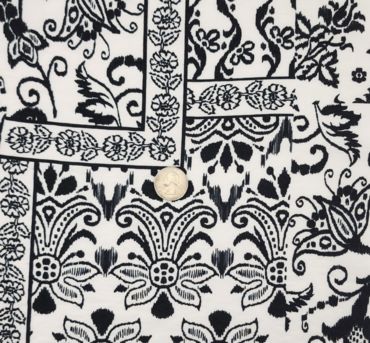 1 Yard Off White Rayon Nylon Poplin Fabric Smooth Lightweight Material for Apparel and Linings 57/58 Inches Wide