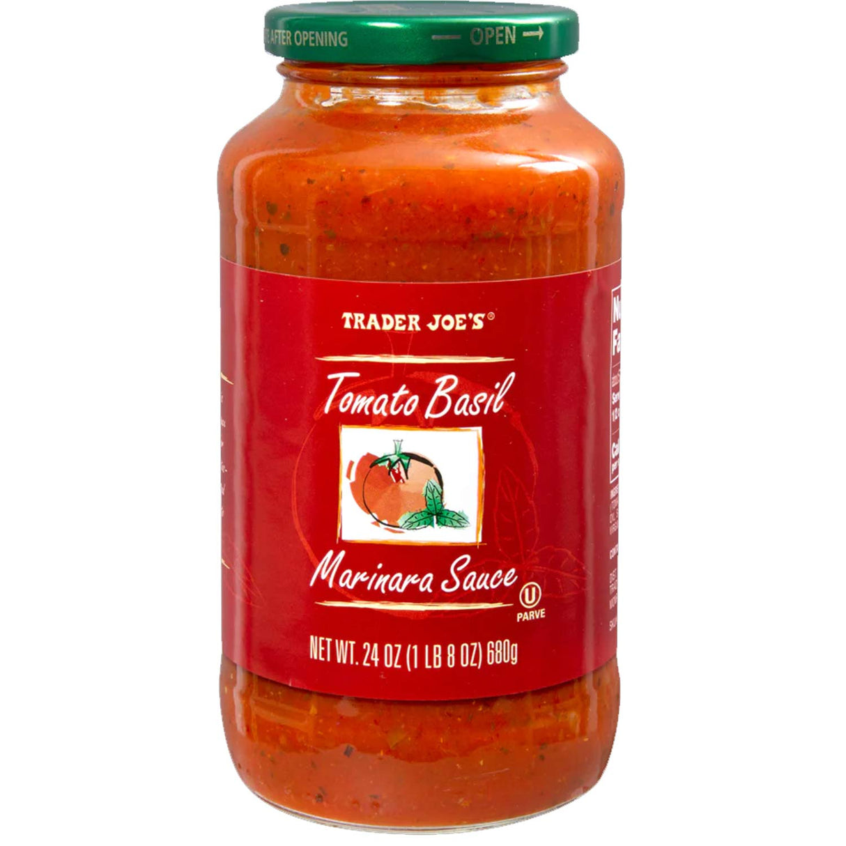 Trader Joe’s Tomato Basil Marinara Sauce 24 Oz