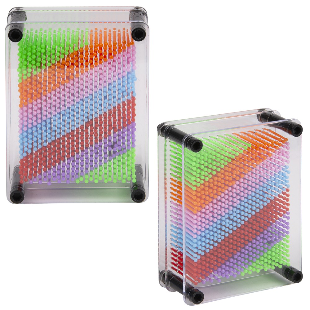 Rainbow Pin Art 4.5in