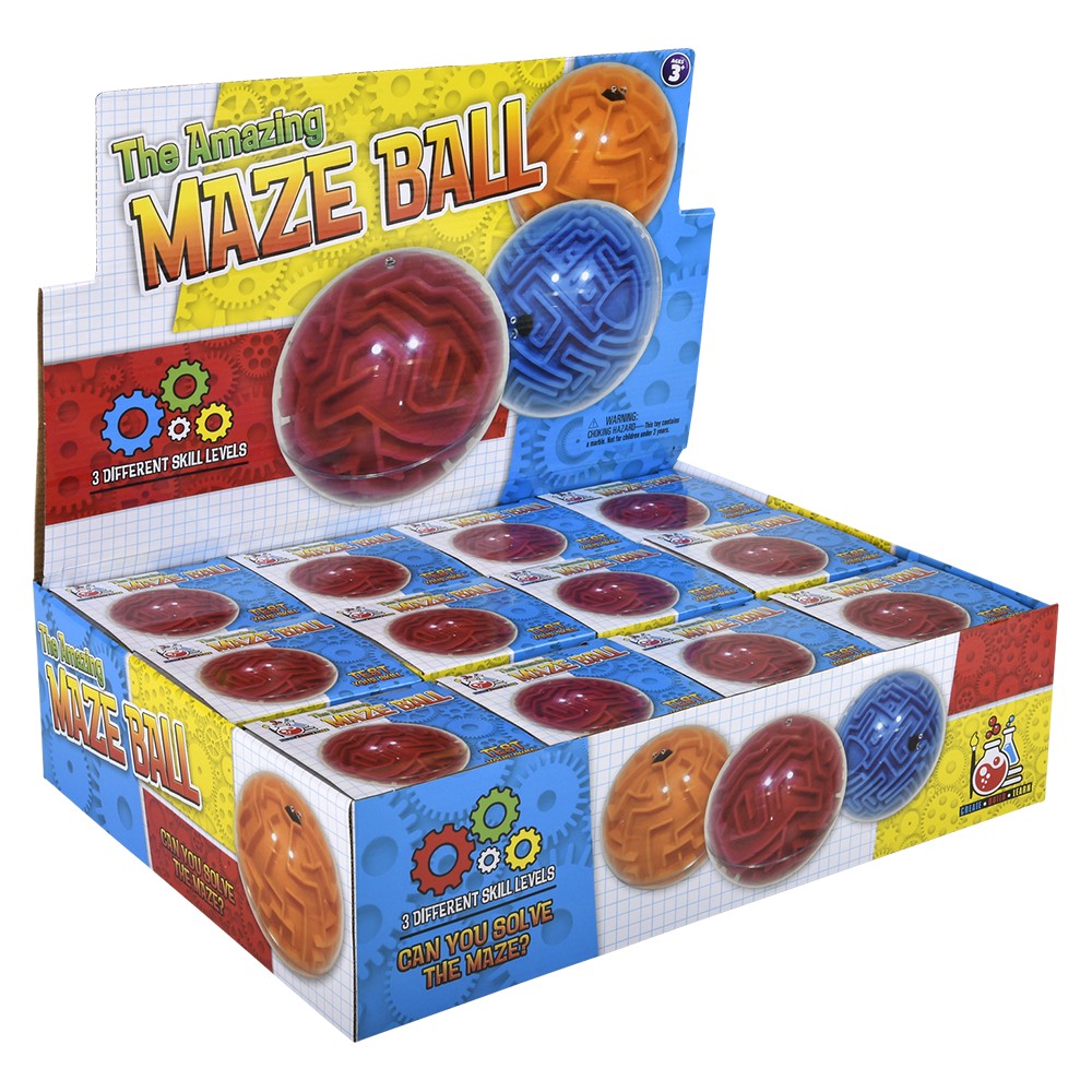 Maze Ball Assorted (12 PC Display)