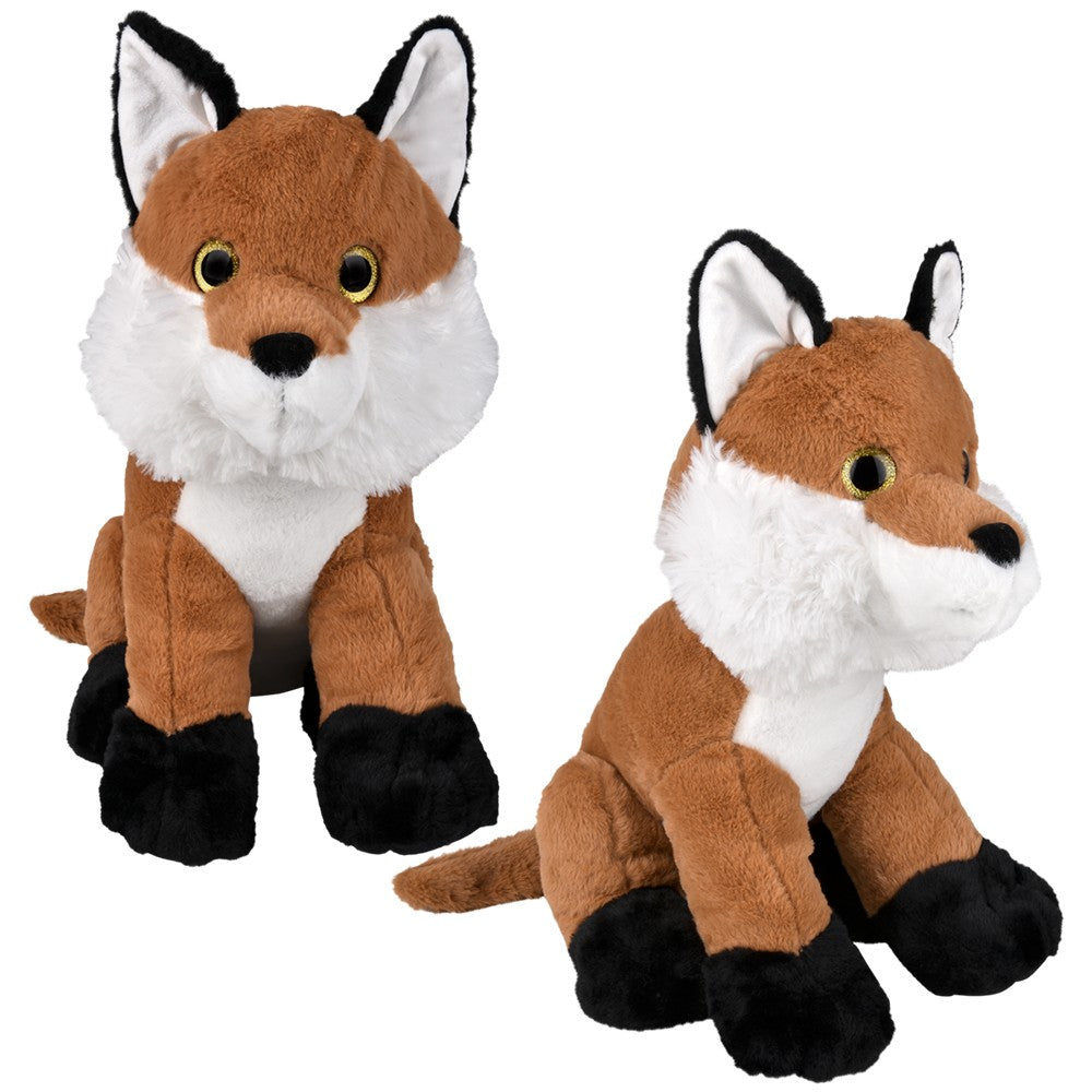 Fox Plush Sitting Fox 18in