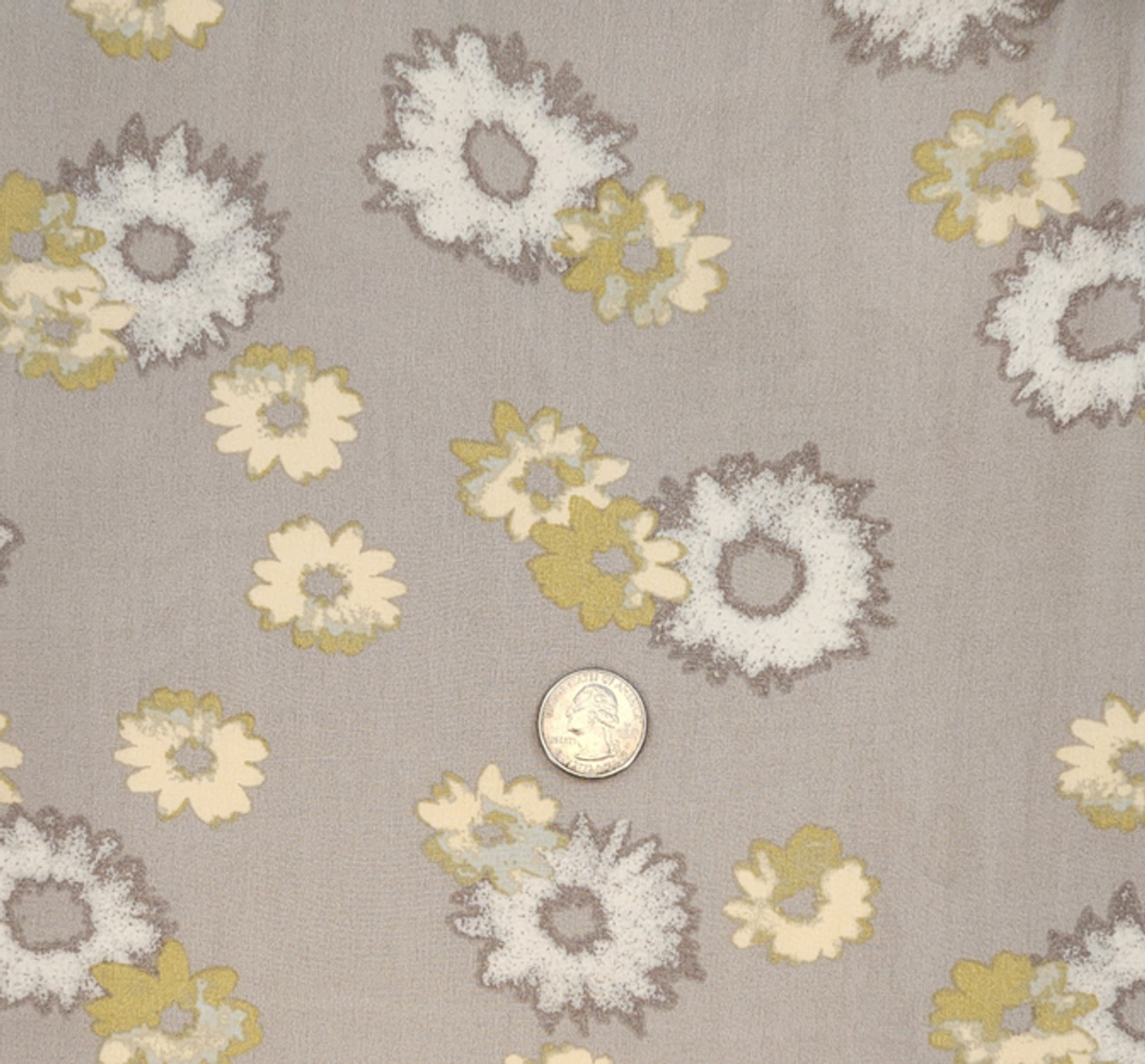 1 Yard Rayon Poplin Fabric Cement Lightweight Apparel Material 55/56 Inches Width