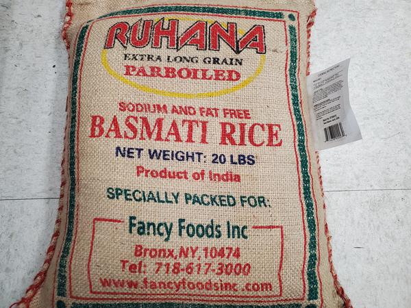 RUHANA PARBOILED BASMATI RICE 20LBS