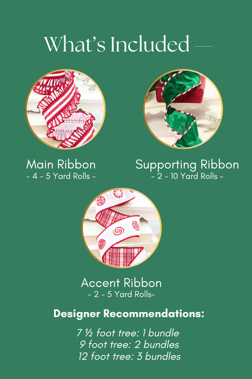 Candy Cane Lane Ribbon Mini Bundle
