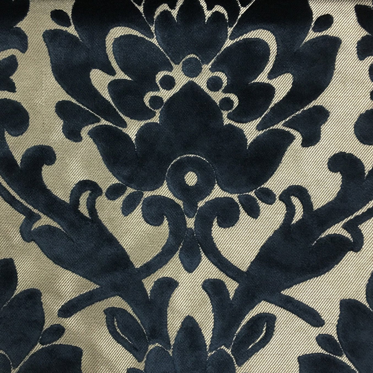 Burnout Velvet Upholstery Fabric Nottingham Damask
