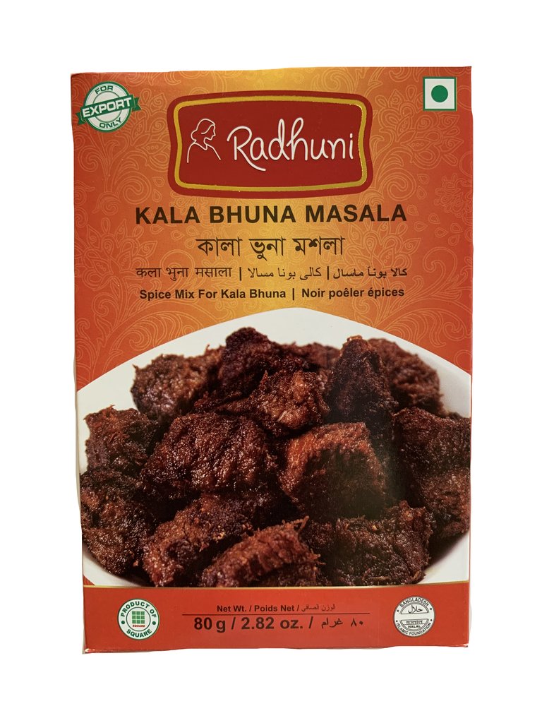 RADHUNI KALA BHUNA MASALA (80 gm)