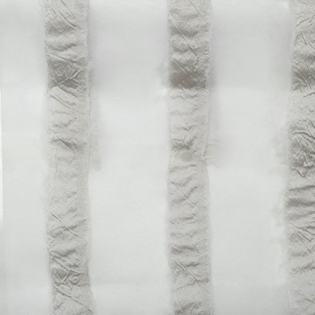 Organza Drapery Fabric 110" Striped Window Curtain