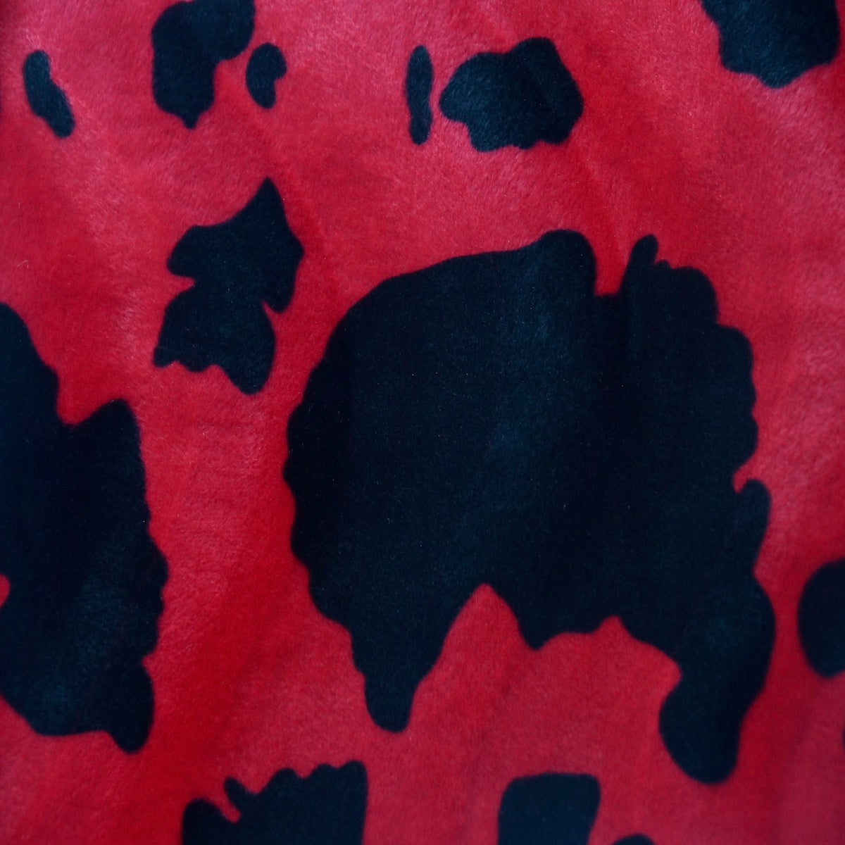 Faux Fur Cow Print Velboa Fabric