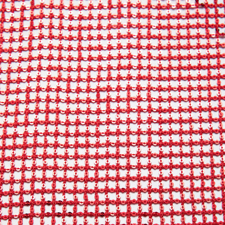 1 Yard Open Lace Fabric Sequins Lightweight Glamorous Elegant Look 52" Wide