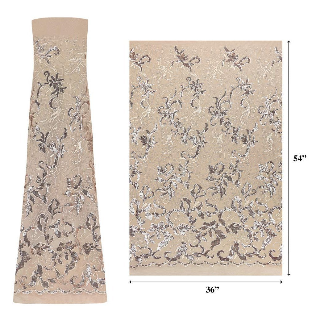 Stretch Mesh Sequin Fabric