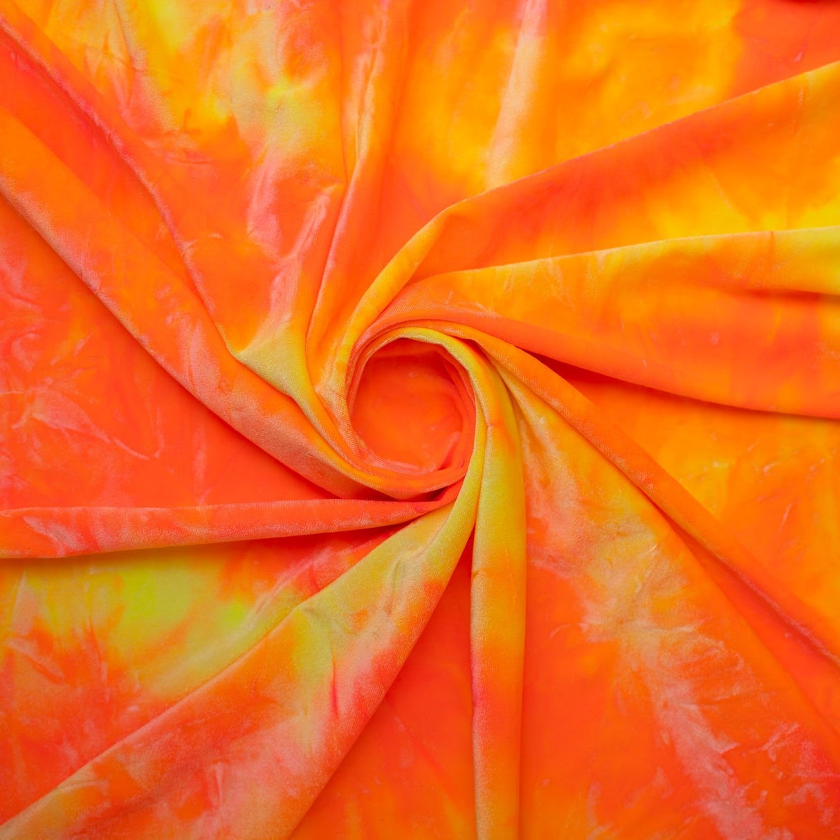 Tie Dyed Stretch Velvet
