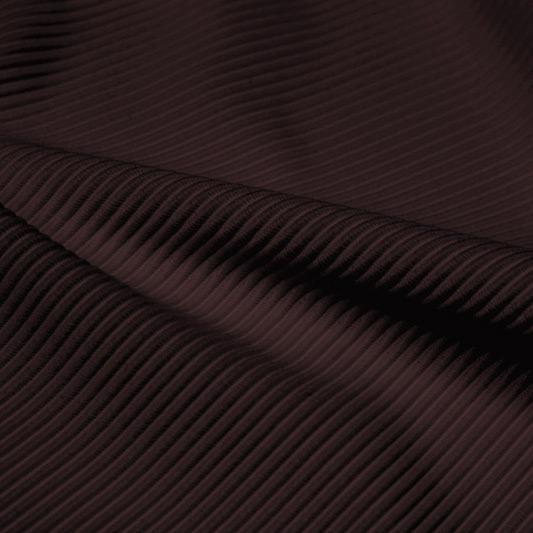 Ribbed Spandex Polyester Spandex Fabric - Ribbed Texture, 54" Width (1 Yard)